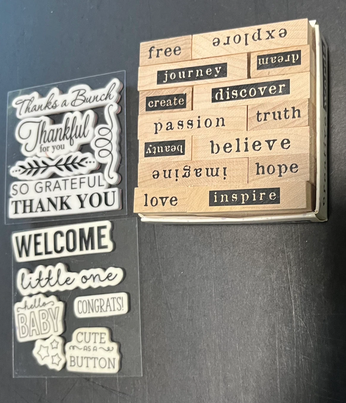 Rubber Stamp Collection, ribbons and embellishments - photo 5