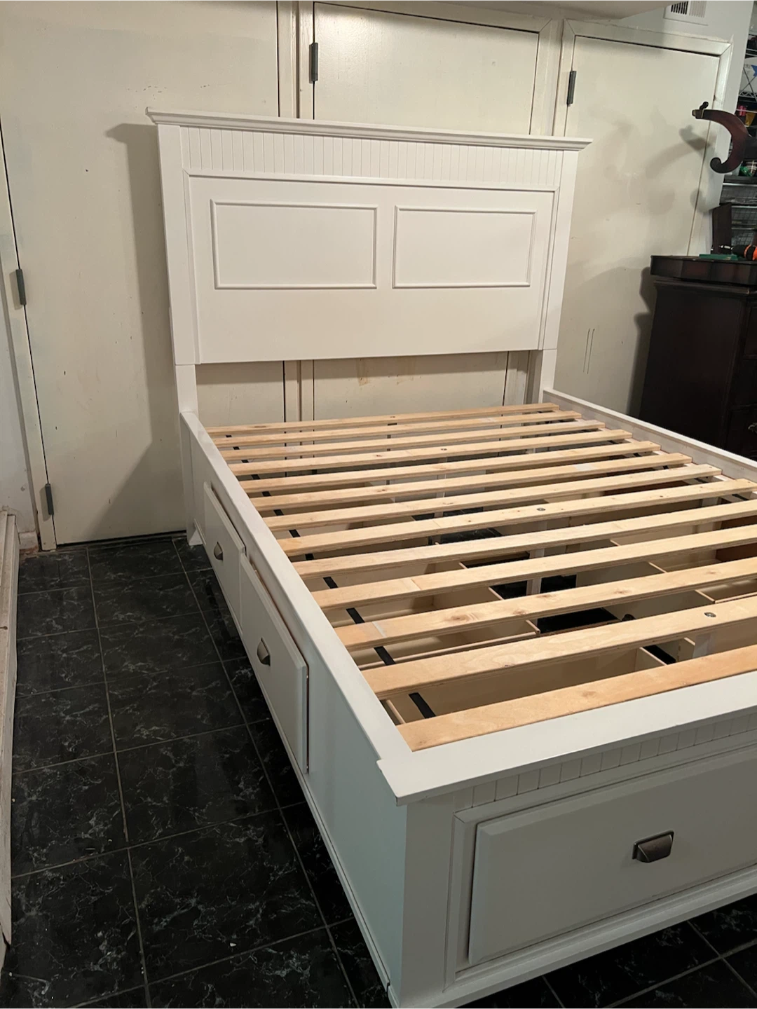 Spencer Queen White Storage Platform Bed - Delivery Extra - photo 2
