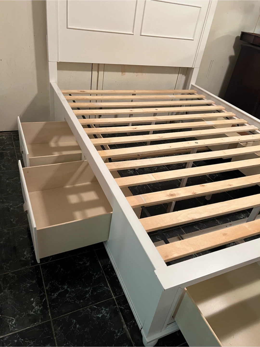 Spencer Queen White Storage Platform Bed - Delivery Extra - photo 4