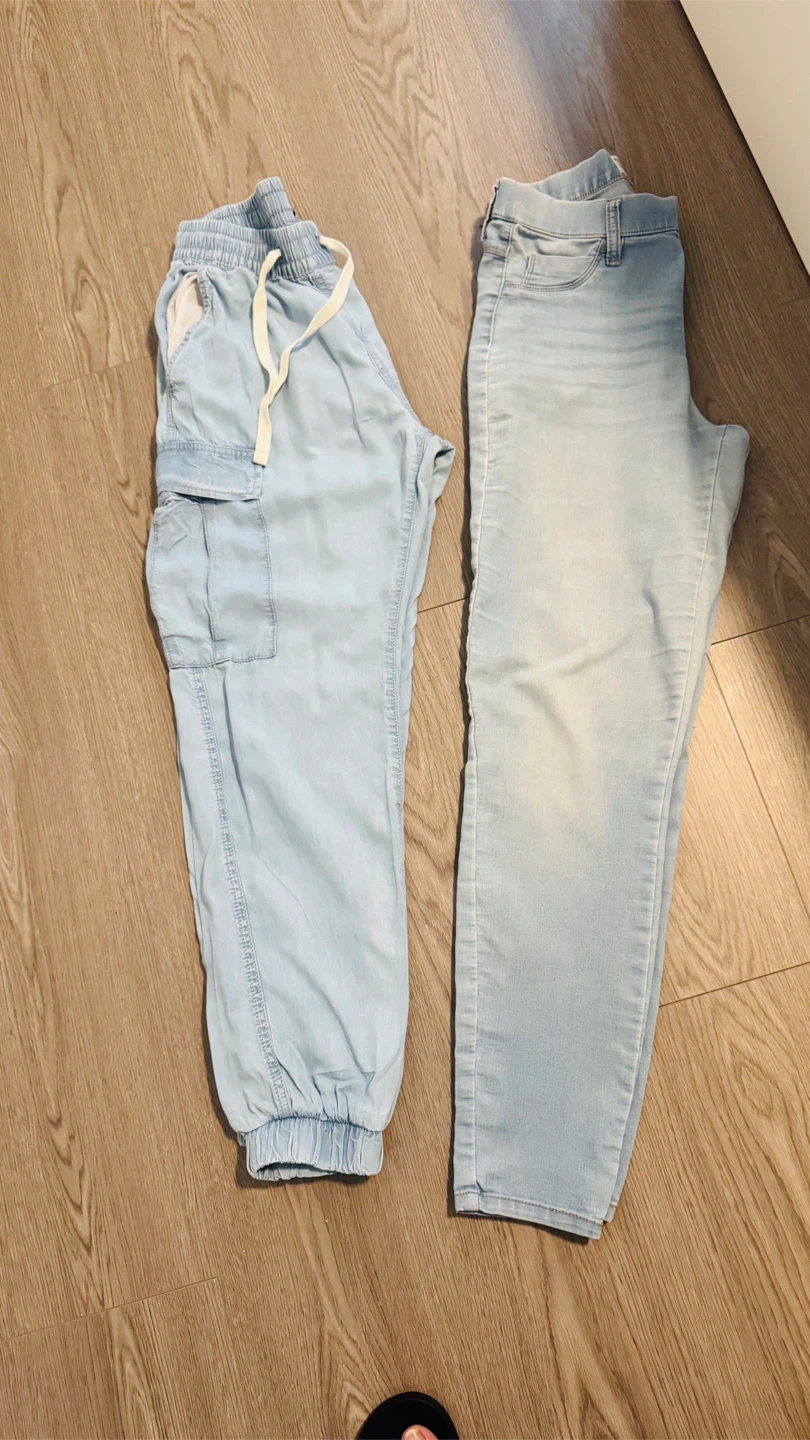 Ardene Slip-on Jeans and Joggers, Size M