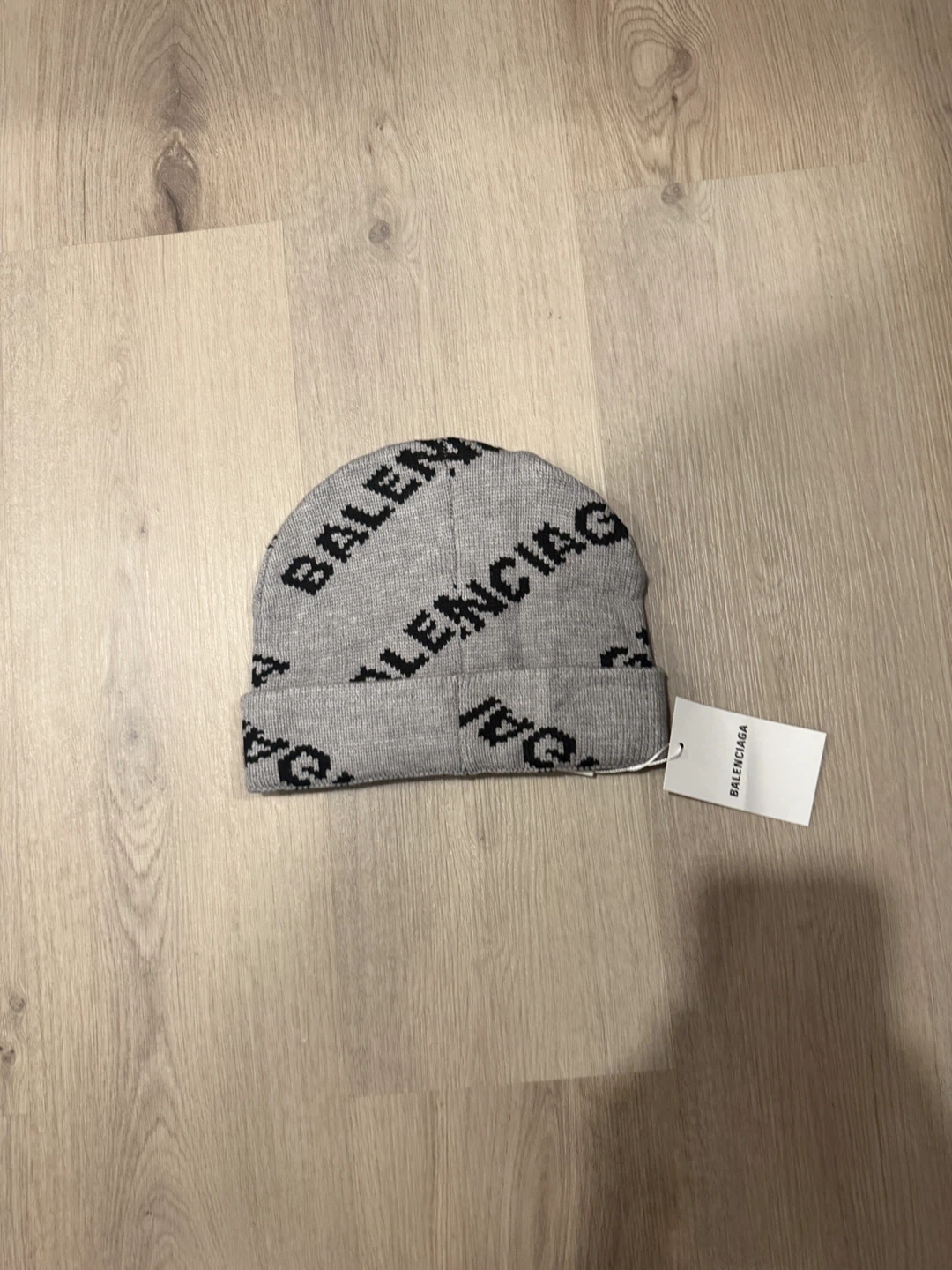 Balenciaga Logo Beanie Gray - photo 2