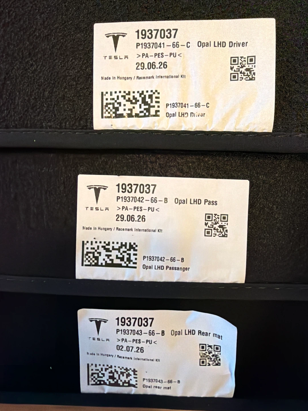 Tesla Model Y Juniper Floor Mat Set - photo 2