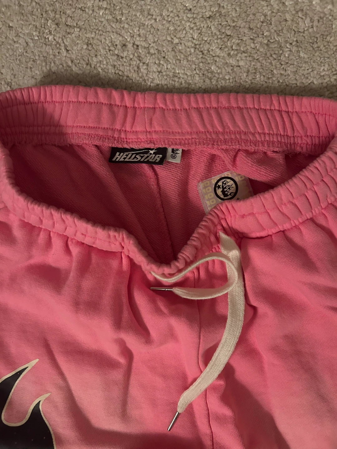Hellstar Pink Flame Shorts Size Medium - photo 2