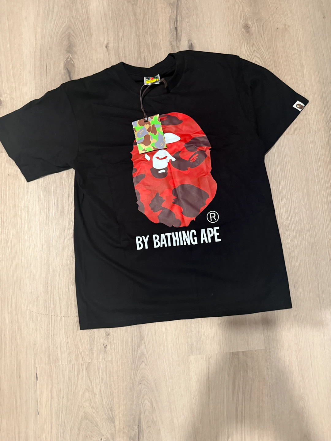 A Bathing Ape Black Graphic T-Shirt