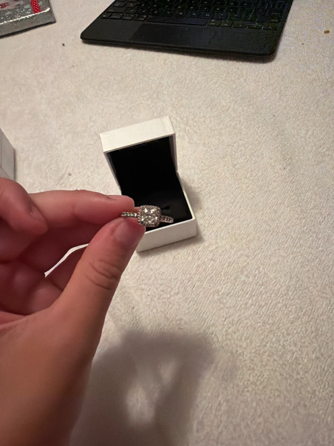 Pandora rose gold ring size 5