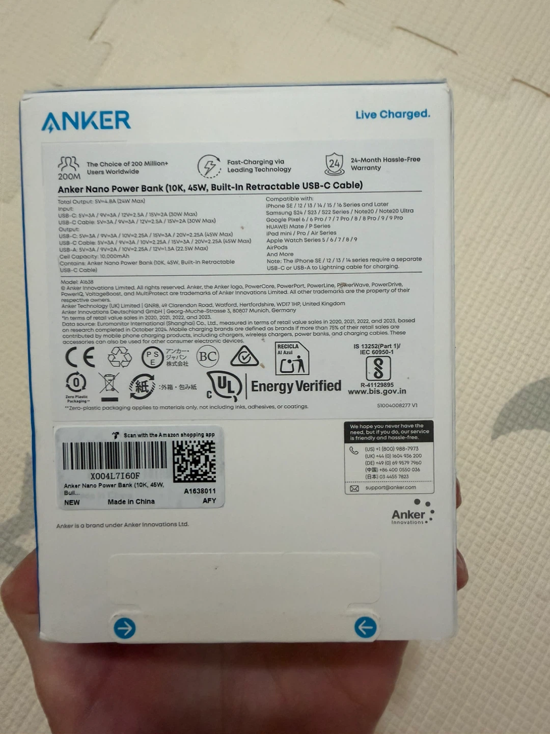 NEW-Anker Nano Power Bank 10K 45W - photo 2