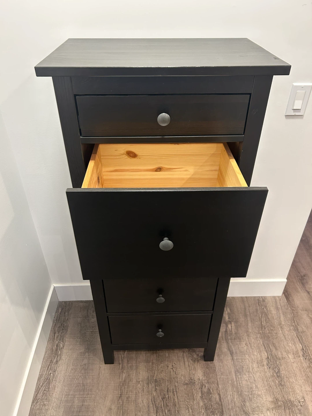 IKEA HEMNES dresser wooden with five drawers - photo 3
