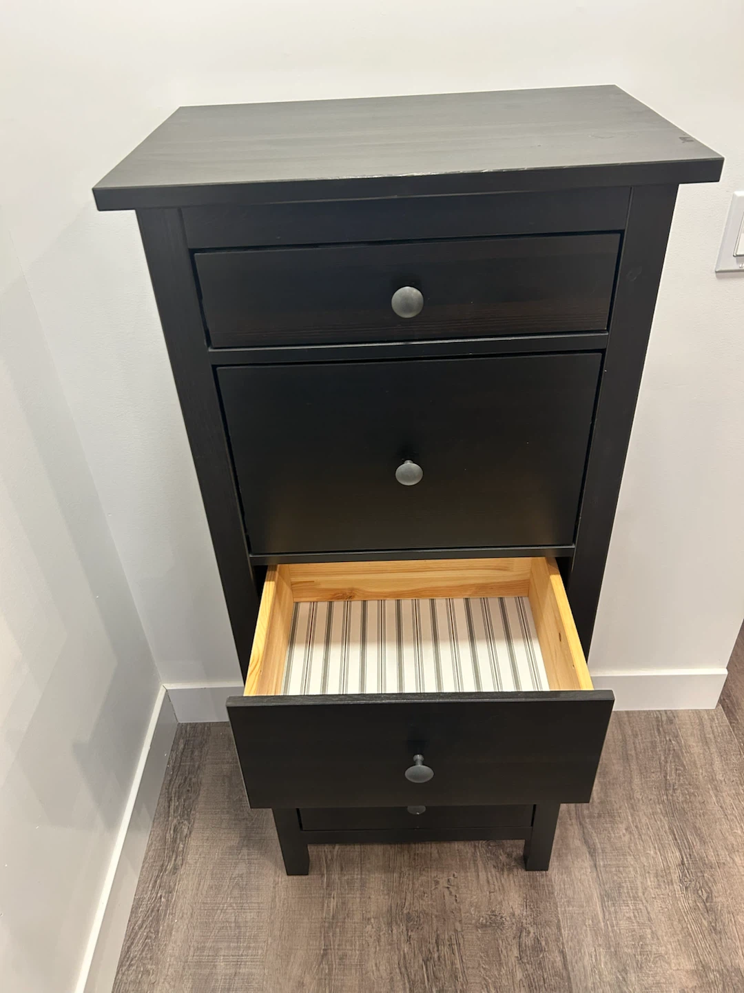 IKEA HEMNES dresser wooden with five drawers - photo 4