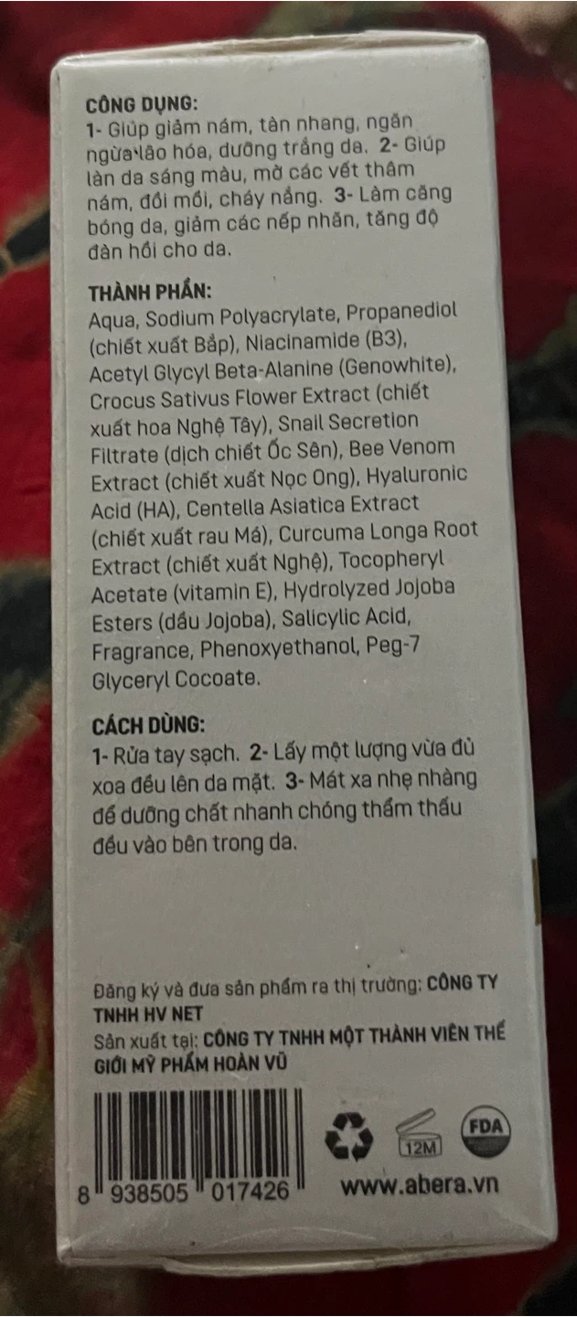 Abera Serum Nam Dark Spot Corrector - photo 2
