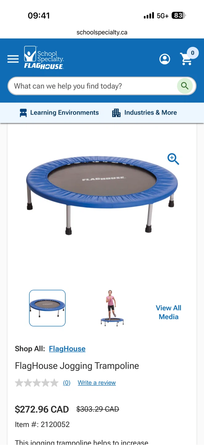 FlagHouse Jogging Trampoline