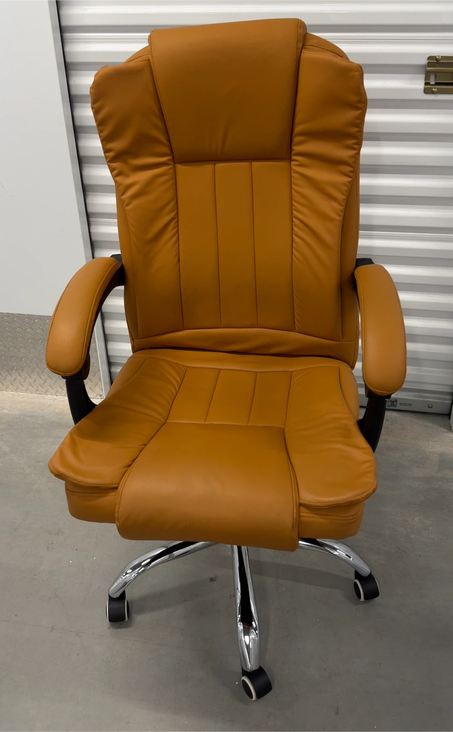 High Back Executive Office Chair – Tan / Brown - photo 2