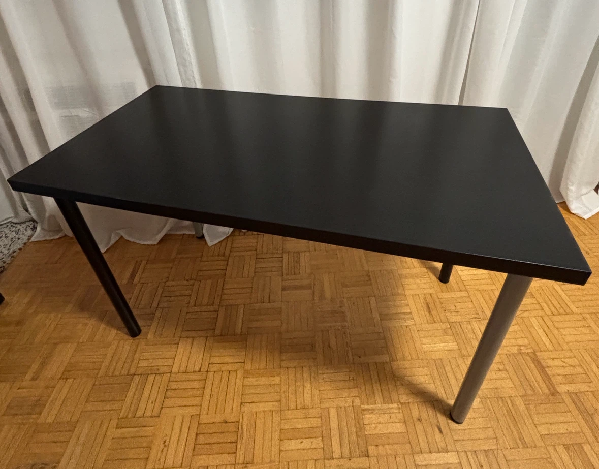 IKEA Linnmon Black Desk - photo 2