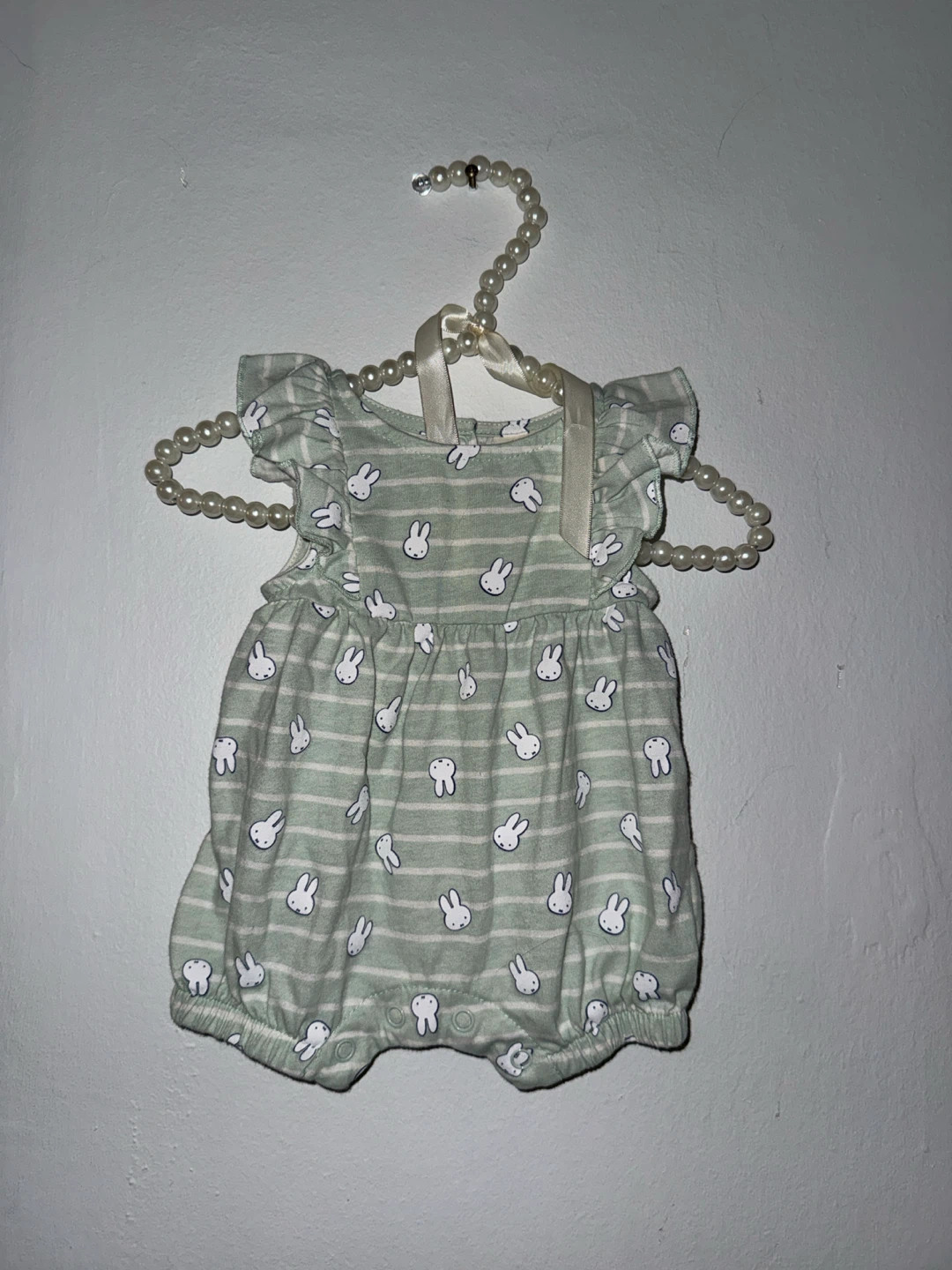 Miffy Striped Baby Romper