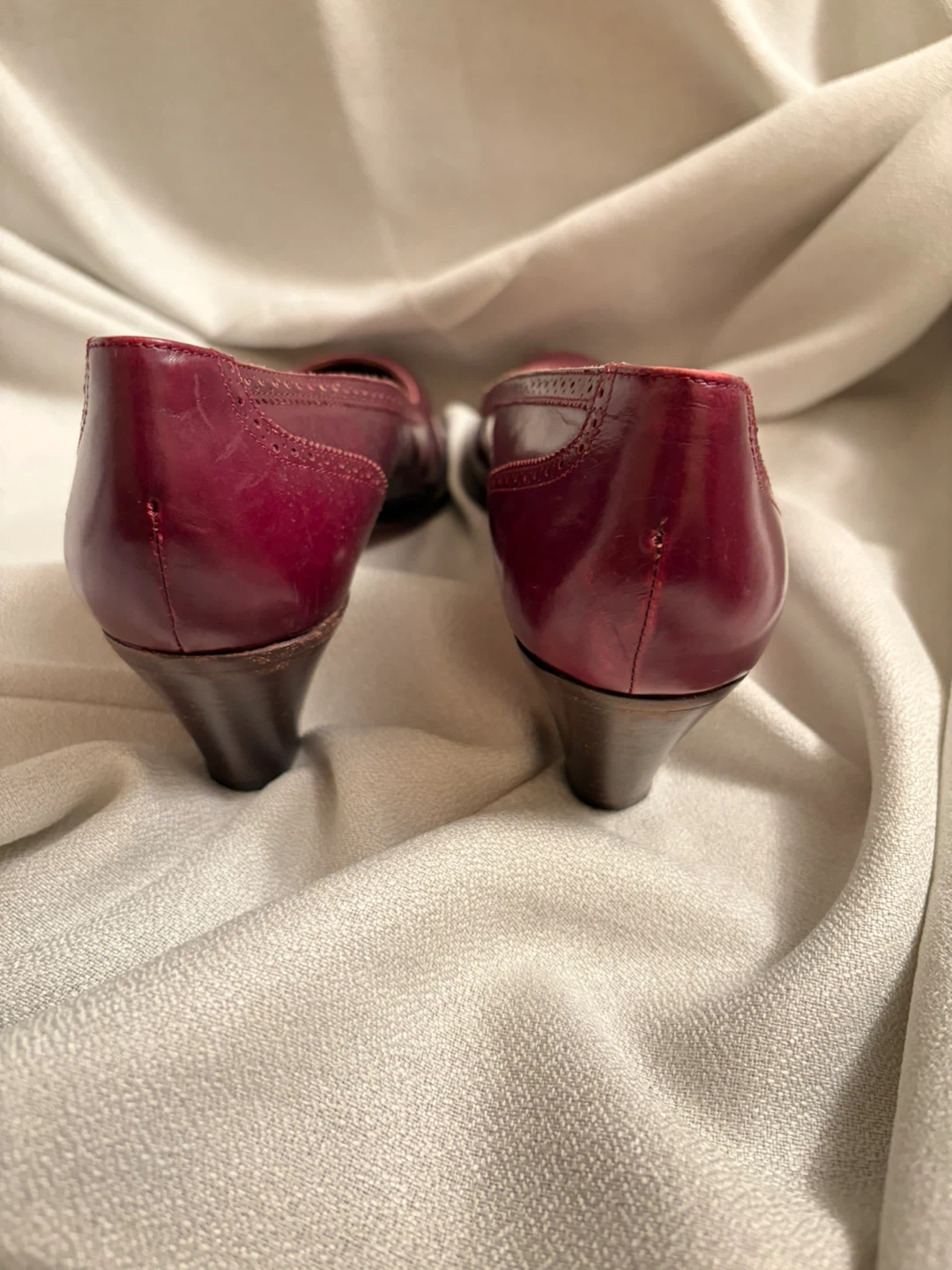 Brooks Brothers Burgundy Leather Pumps - photo 4