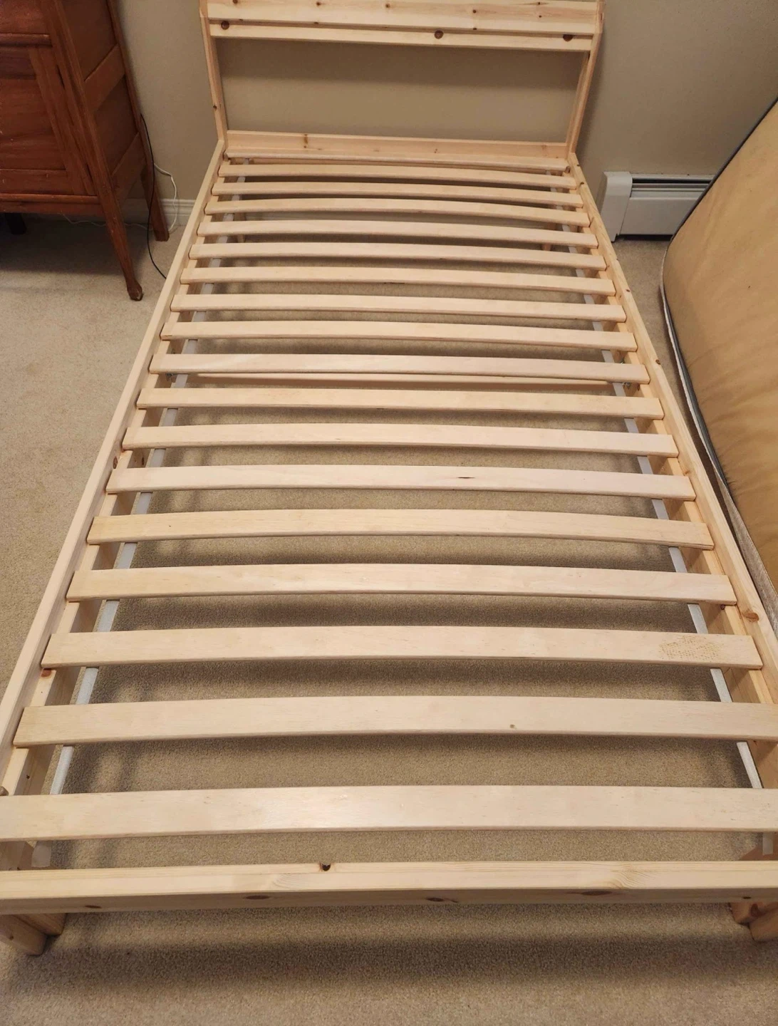 IKEA twin wooden bed frame - photo 2