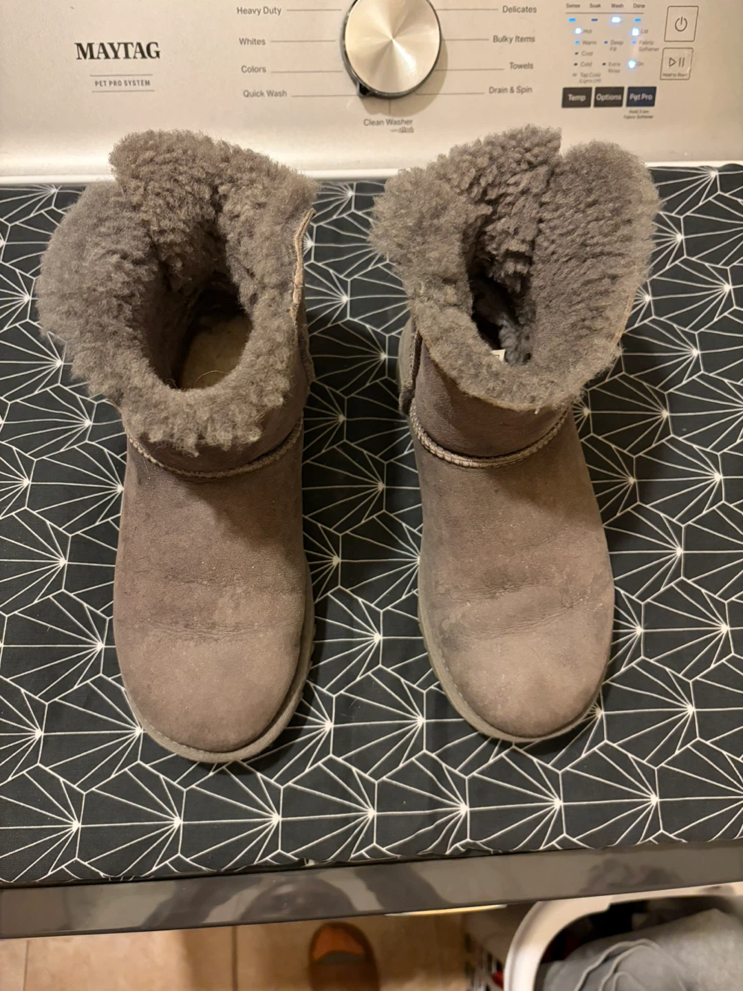 UGG Grey Suede Boots