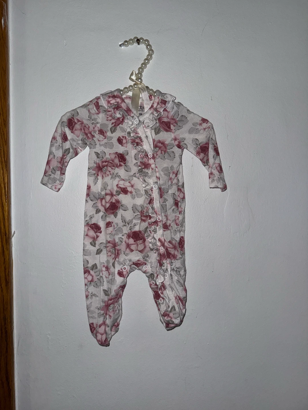 Baby Trend Floral Footed Pajamas