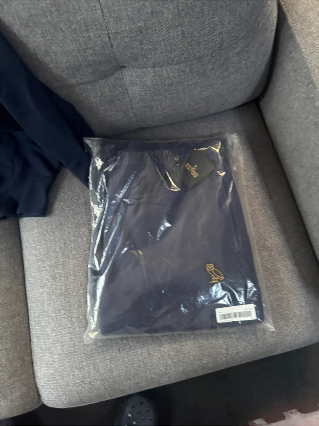 New OVO Navy Blue Full-Zip Hoodie
