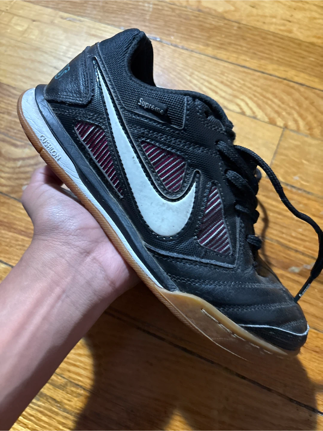Nike Supreme Indoor Soccer Shoes Black