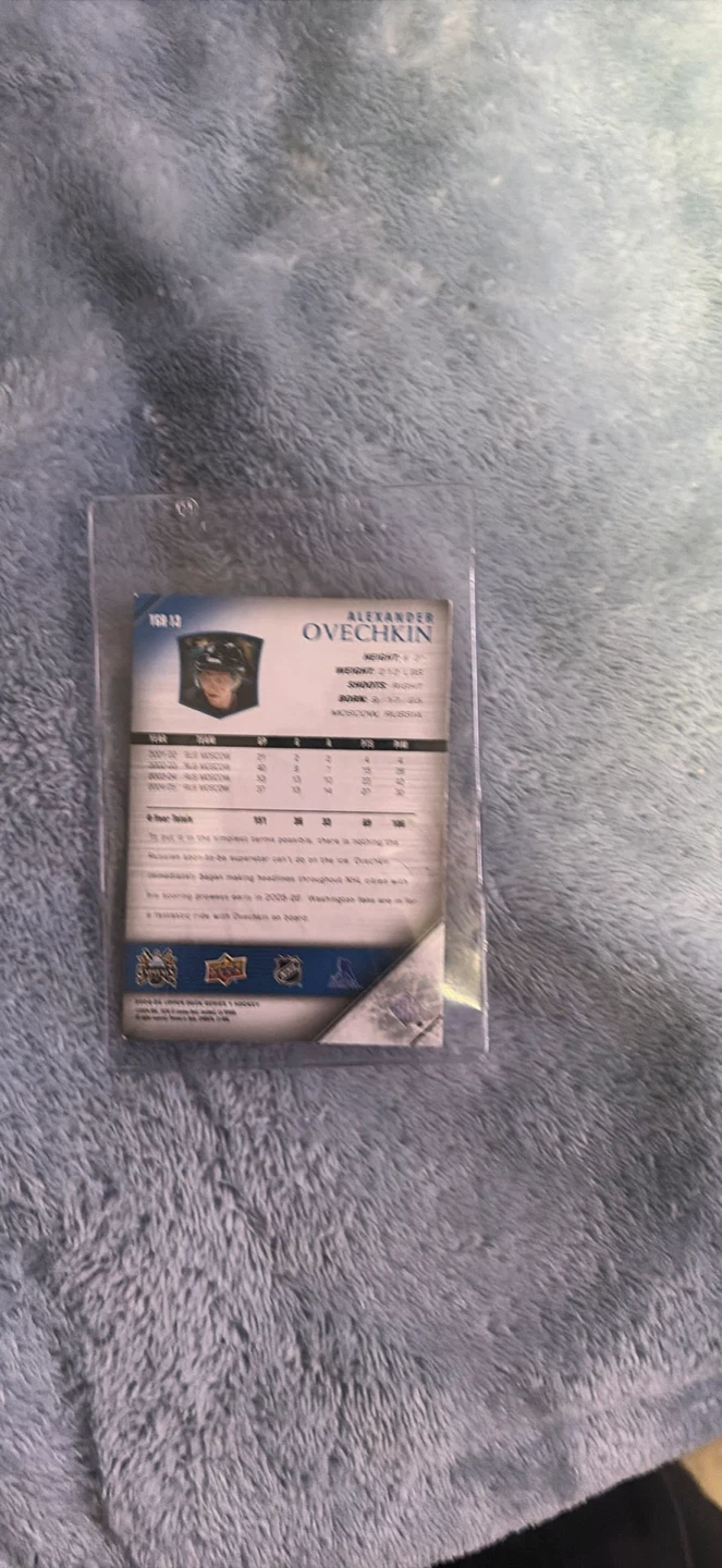 2005-06 Upper Deck Alexander Ovechkin Rookie Card - photo 2