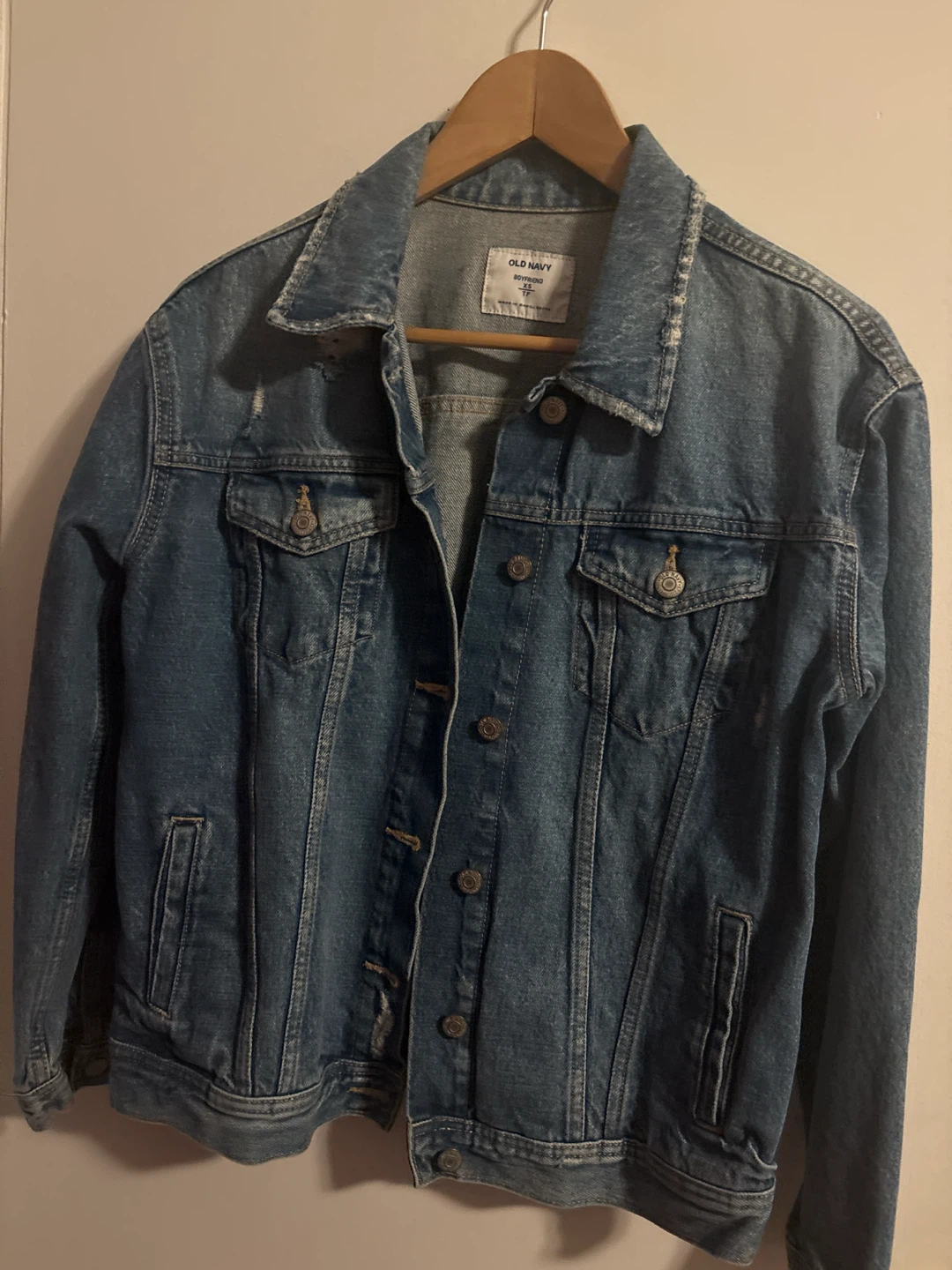 Old Navy Boyfriend Denim Jacket XS