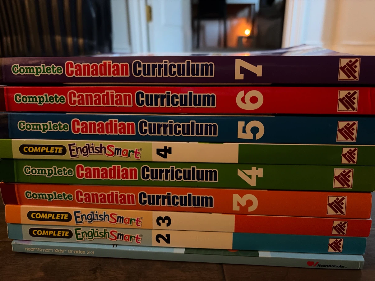 Workbooks for kids from Grade 2 ~ 7