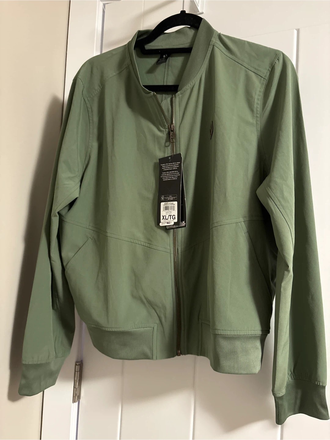 New Skechers Bomber Jacket - Olive Green