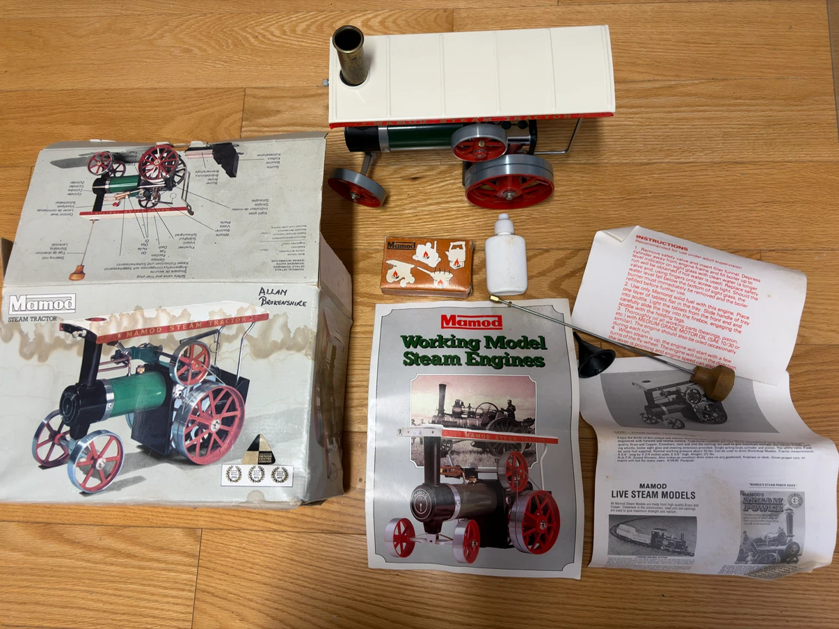 Mamod Steam Tractor with original packaging