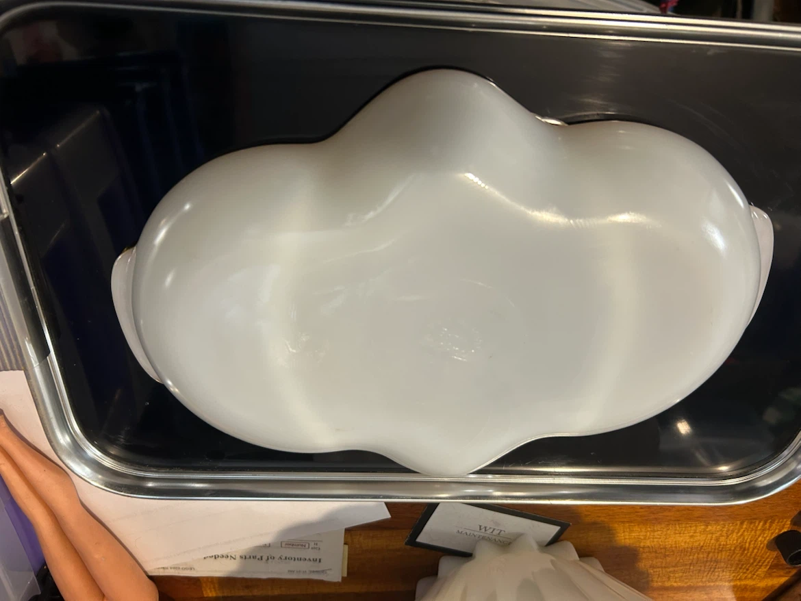 Fire-King Milk Glass Divided Dish - photo 2