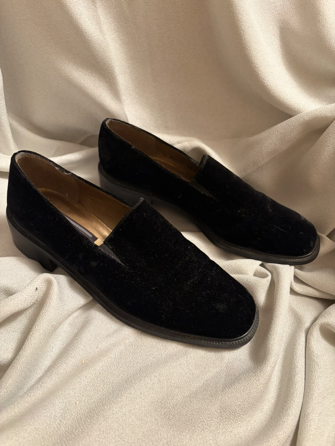 Stuart Black Velvet Loafers - photo 4
