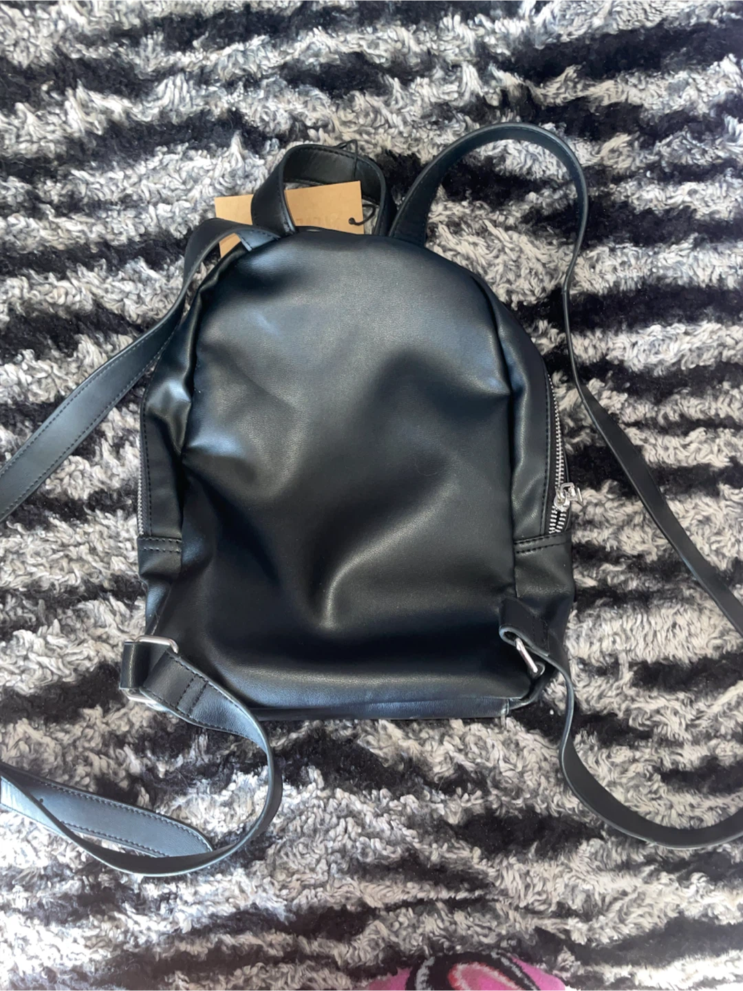 Steve Madden Black Quilted Mini Backpack - photo 2