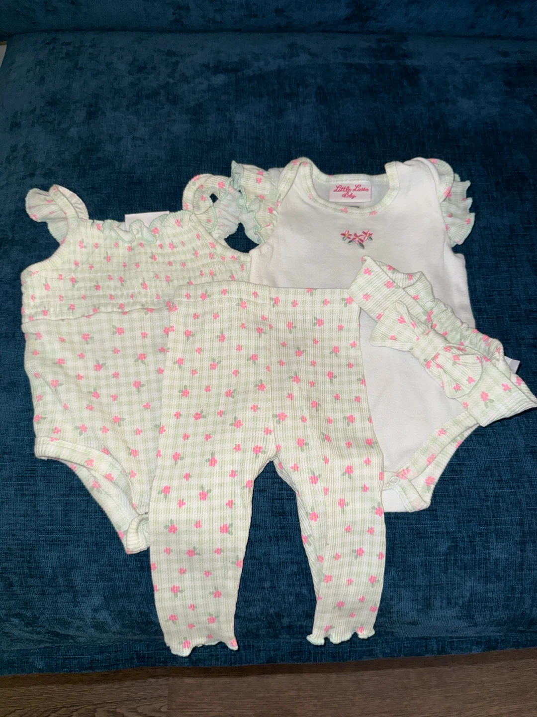 Little Lass Baby Outfit Set