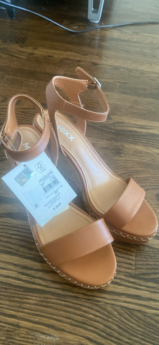 Mexx Tan Wedge Sandals