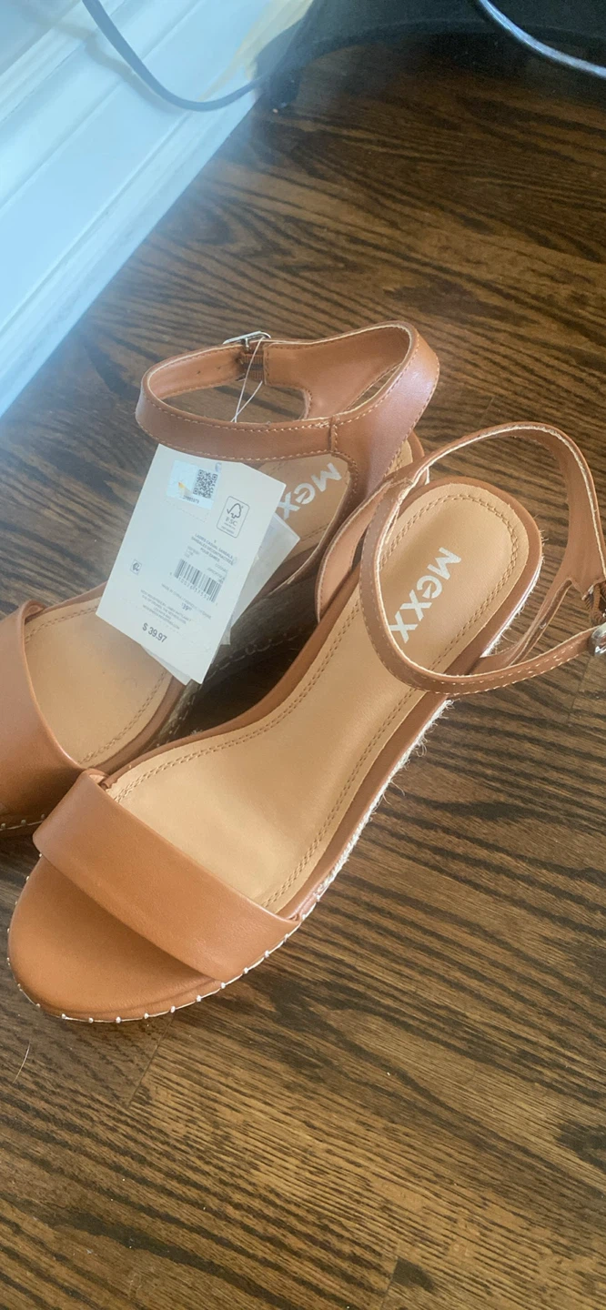 Mexx Tan Wedge Sandals - photo 3