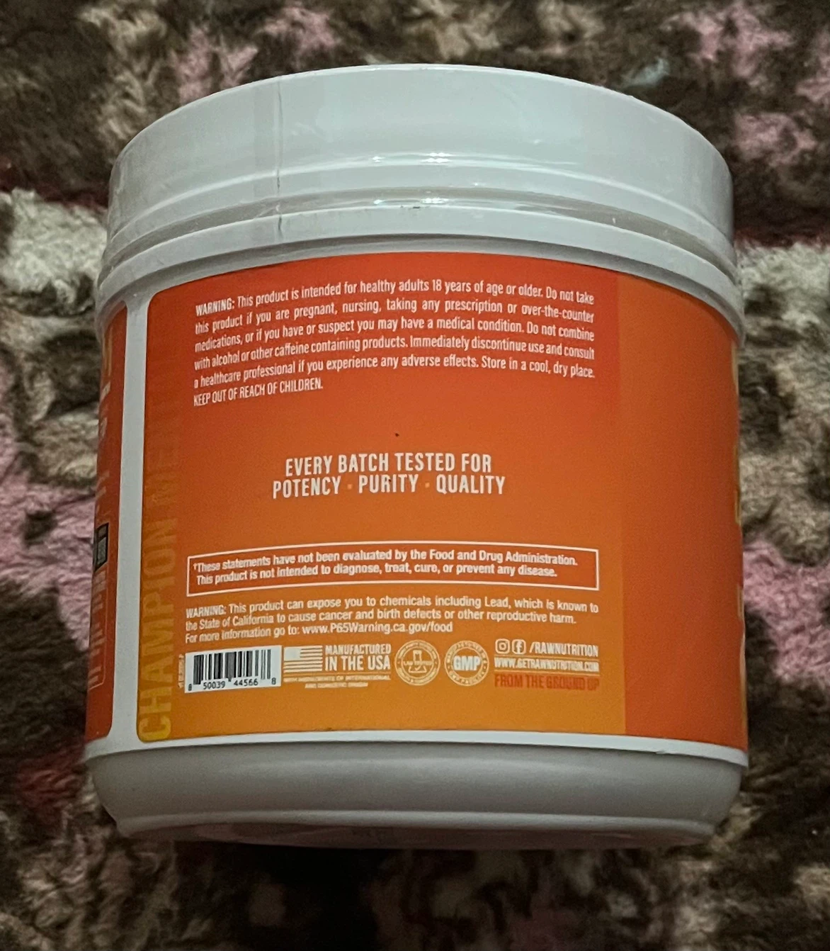 Raw Nutrition BUM Essential Pre-Workout - Orange - photo 2