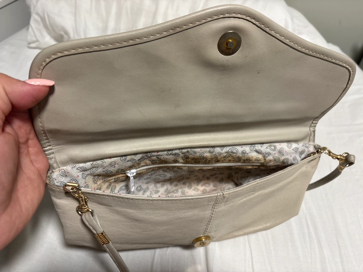 Portafino Beige Leather Crossbody Bag - photo 3