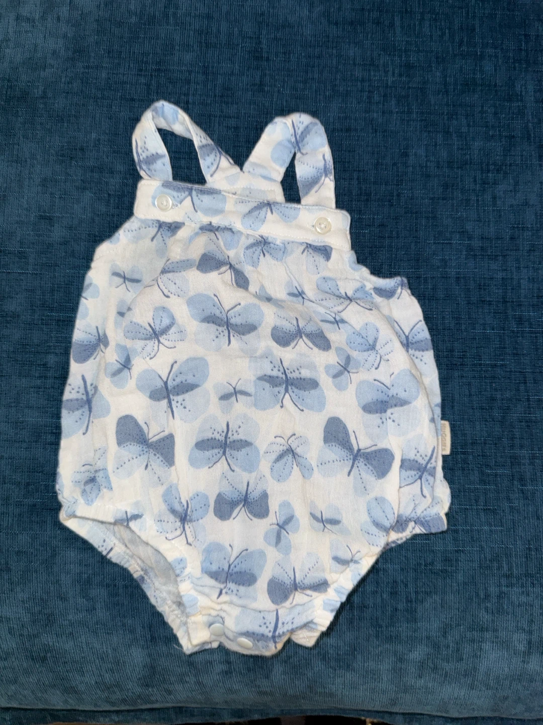RuggedButts Butterfly Baby Romper