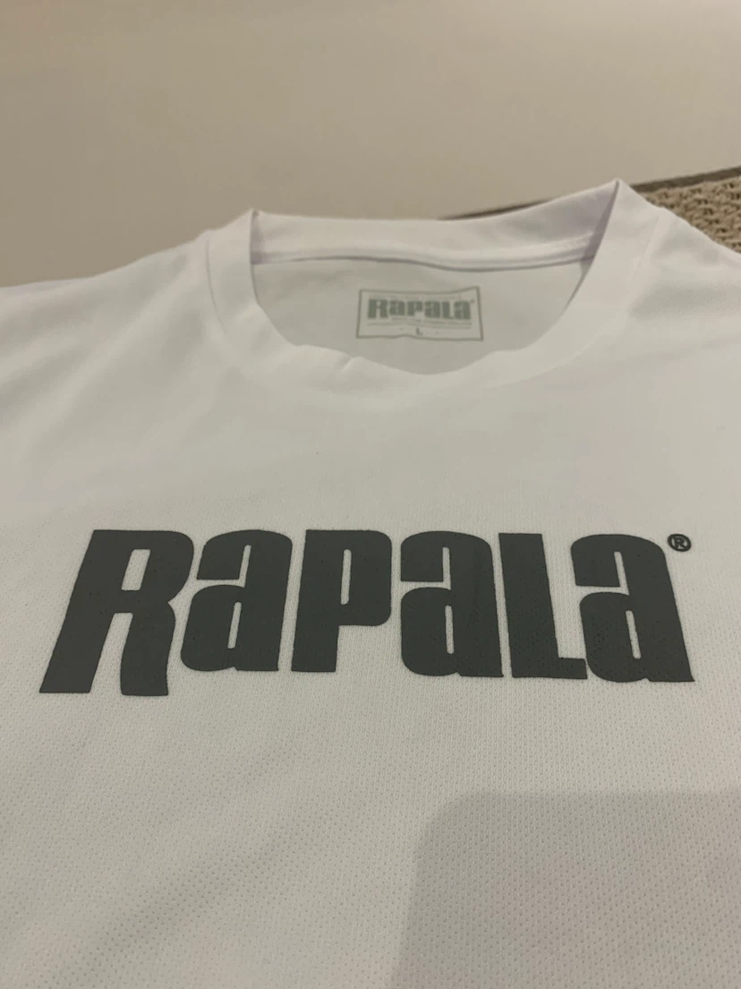 Rapala Logo Long Sleeve White T-Shirt - photo 3