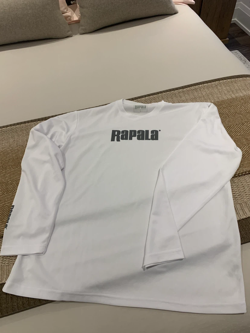 Rapala Logo Long Sleeve White T-Shirt - photo 5
