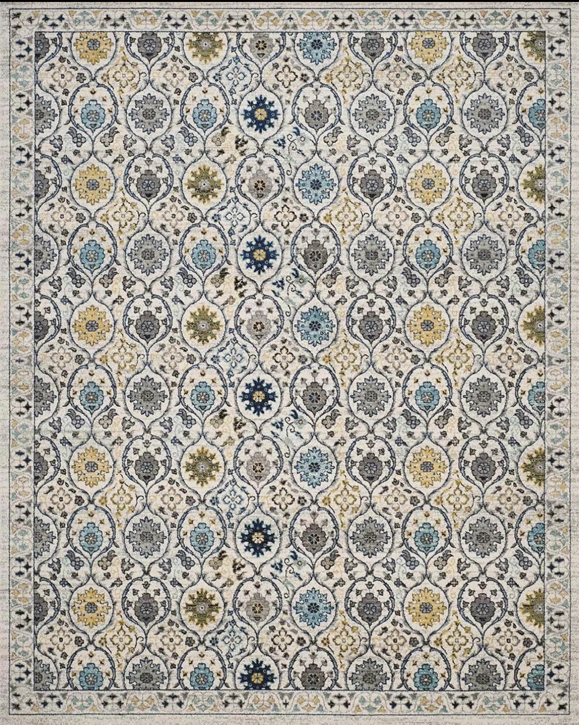 Safavieh Evoke Dirk Ivory/Blue 5 ft. 1-inch x 7 ft. 6-inch rug - photo 4