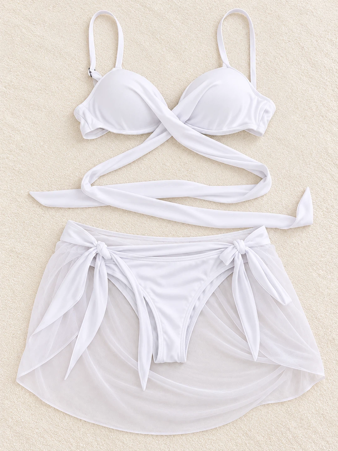 White Swimsuit - Size S