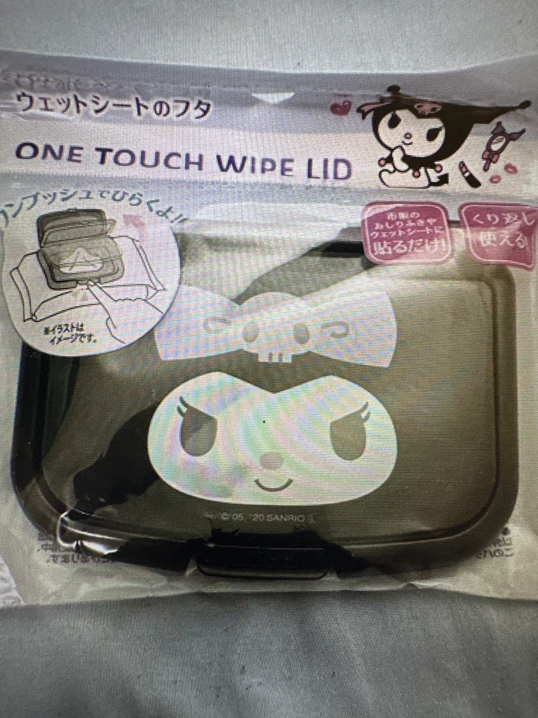 Sanrio Kuromi One Touch Wipe Lid - photo 2