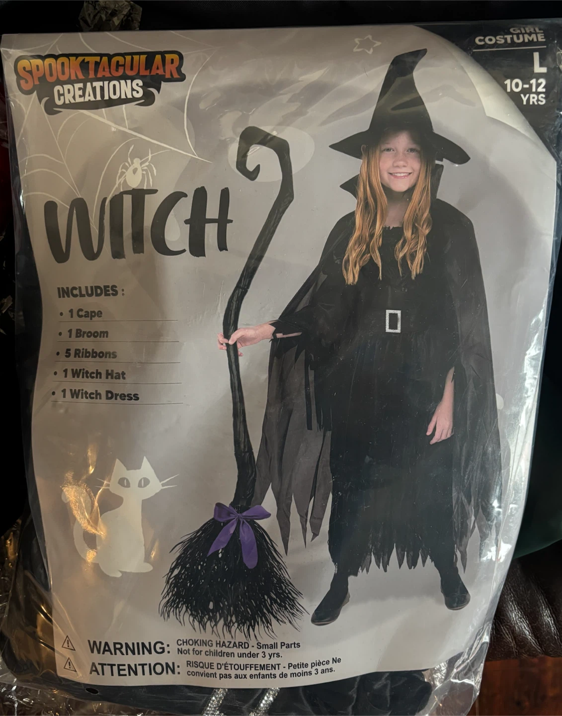 Spooktacular Creations Witch Costume - Size Large 10-12