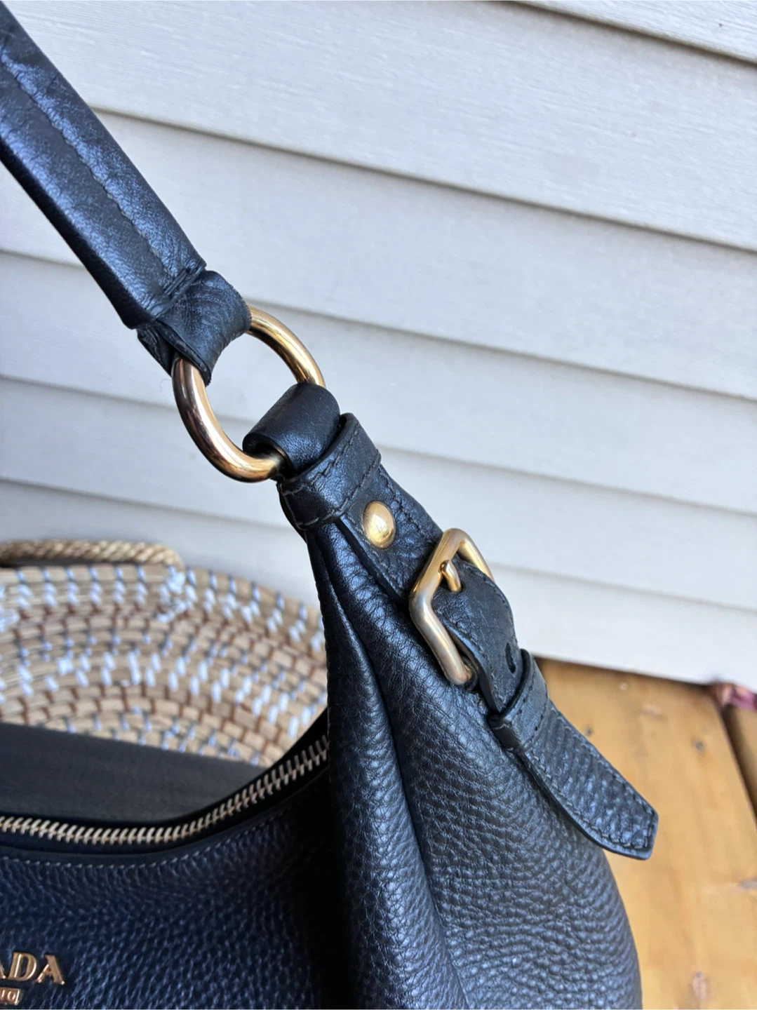 Prada vitello daino hobo bag (authentic) - photo 2