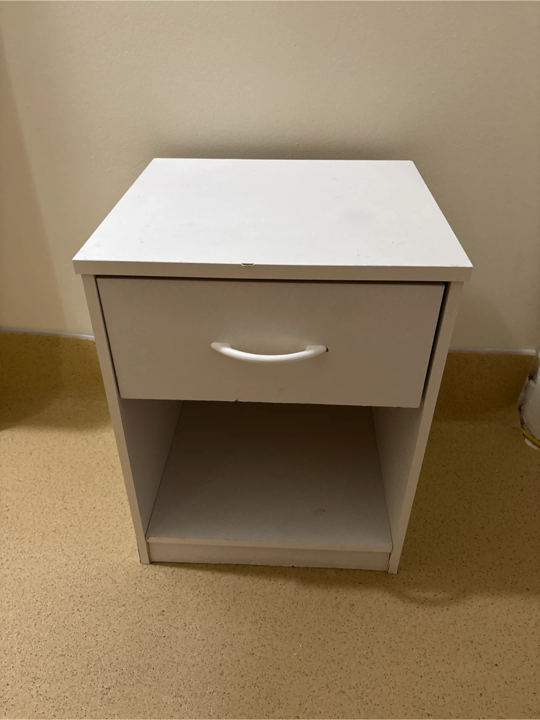 Pink and White Two-Drawer bedside - photo 5