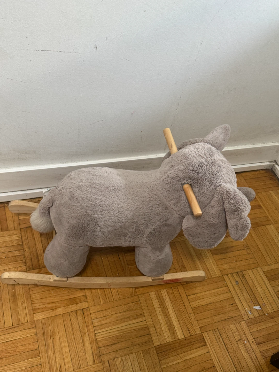 Plush Elephant Rocking Horse