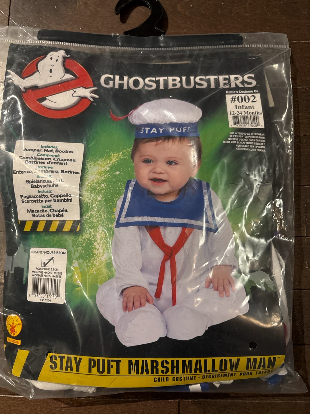 Ghostbusters Stay Puft Marshmallow Man Infant Costume