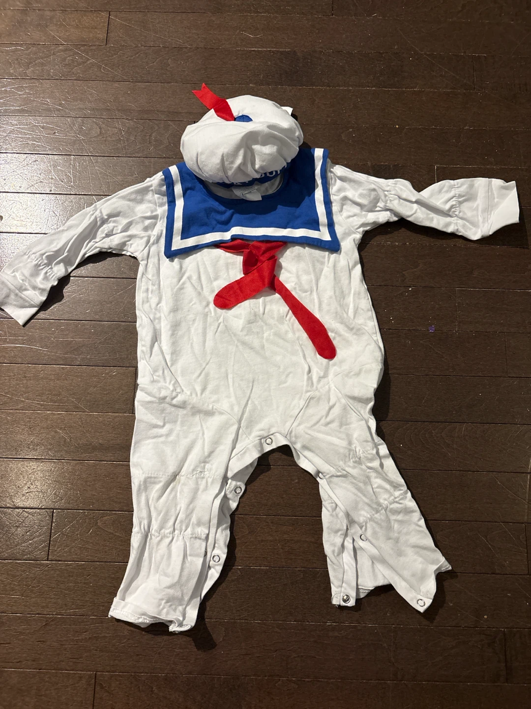 Ghostbusters Stay Puft Marshmallow Man Infant Costume - photo 2