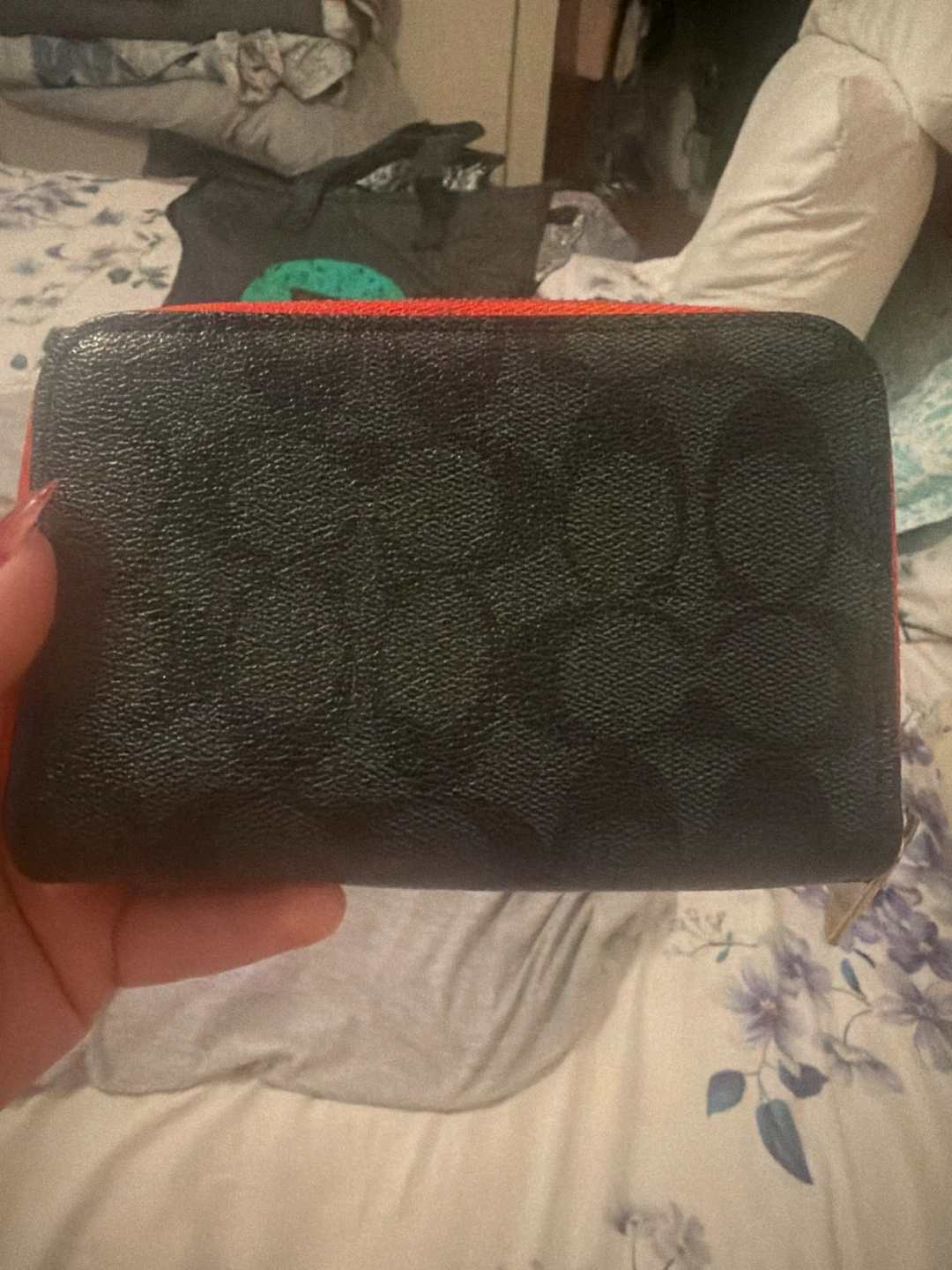 Coach Signature Zip Wallet - photo 2