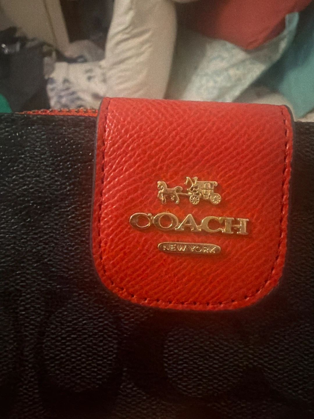 Coach Signature Zip Wallet - photo 5
